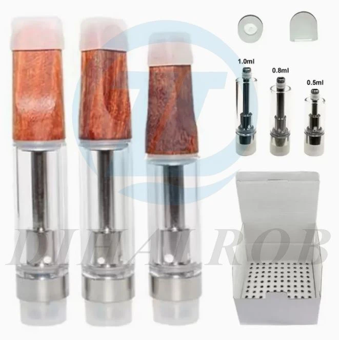 Cigarette Atomizer prazen vaporni vaporizer za pero vozička kartuša leseno kapljico konico cigaret